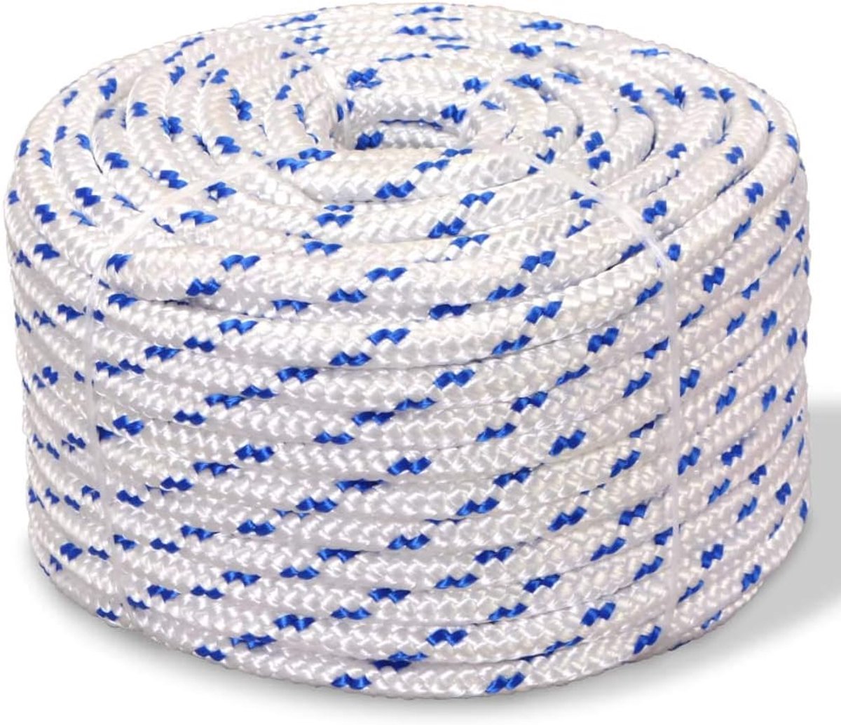 Botentouw kunststof touw ankerlijn multifunctioneel touw vastmakelijn van polypropyleen slijtvast polypropyleen touw 14 mm 250 m wit