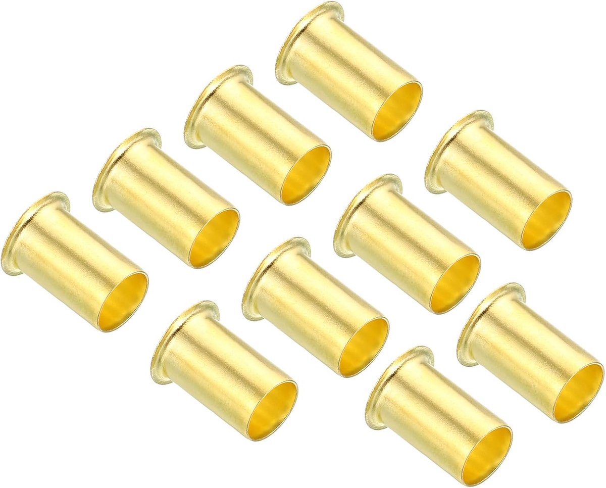 9mm buis OD messing compressie insert, 30 Pack insert buis ondersteuning compressie mouw fitting assortiment kit voor lucht water gasslang