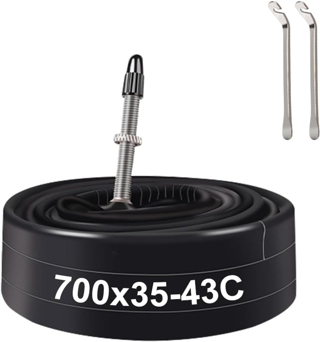SnelShoppen - 700Cx35C/43C Binnenband Fietsbanden 700x35C 700x36C 700x37C 700x38C 700x40C 700x42C 700x43C FV 48mm, 28 inch Hoge Kwaliteit