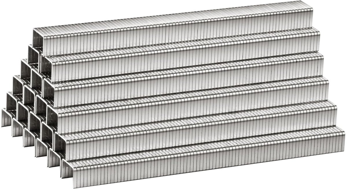 SnelShoppen - T50 Nietjes 8mm - RVS 20GA Heavy Duty - 1512 Stuks - Voor Tacker, Meubelbekleding en Marine Gebruik - 10.5mm Kroon