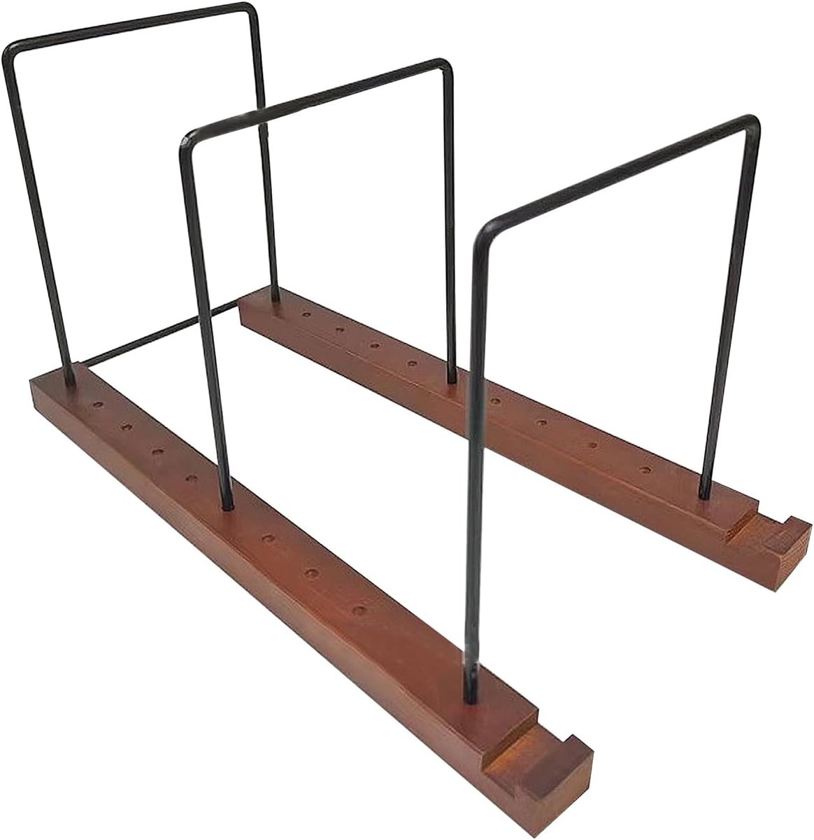 SnelShoppen - Elegante Pine Vinyl Holder en CD Houder - Houten Opbergstandaard voor Vinylplaten met RVS Disc Organiser - Capaciteit 70 Stuks - Perfect