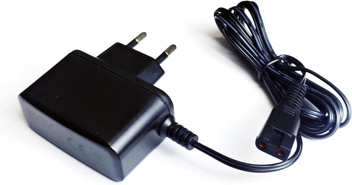 SnelShoppen - 1.7V 1500mA Oplader Adapter voor Baardtrimmer Scheerapparaat - Vervangt RE9-86 - Geschikt voor ER2301, ER2302K, ER-GD50, ER-GD60 en meer