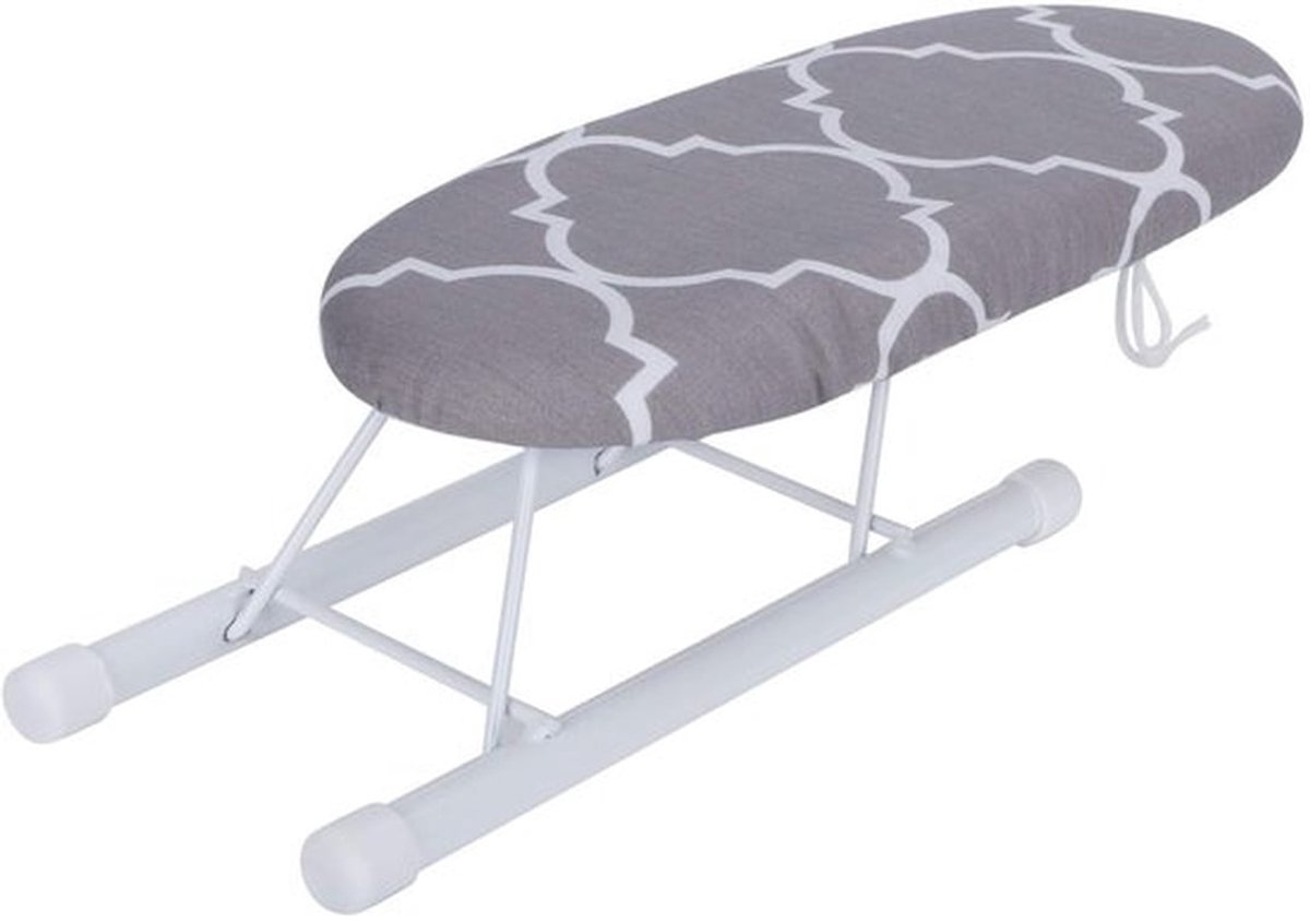 Strijkplank Mini Opvouwbaar 26x11x8cm - Antislip Voetafdekking - Afneembare Hoes - Multifunctioneel - Duurzaam Materiaal - Voor Mouwmanchetten en Kragen - Strijktafel