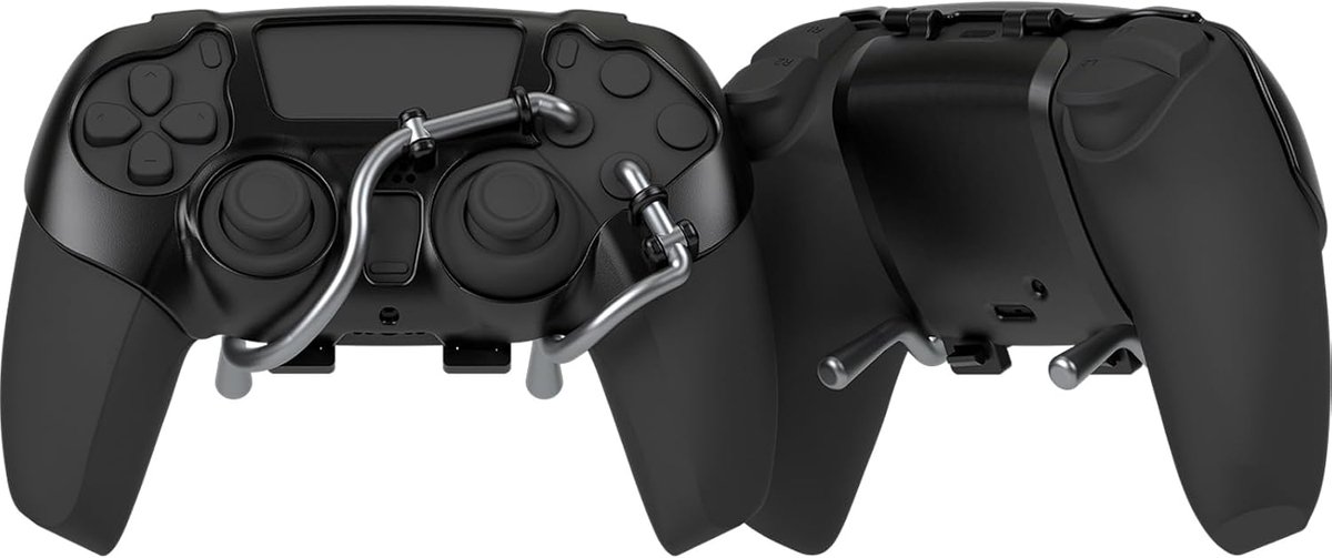 SnelShoppen - Mechanische Gaming Paddles voor DualSense Controller - Ergonomische Leverback FPS Back Buttons - Zwart - Upgrade naar eSport Pro Control