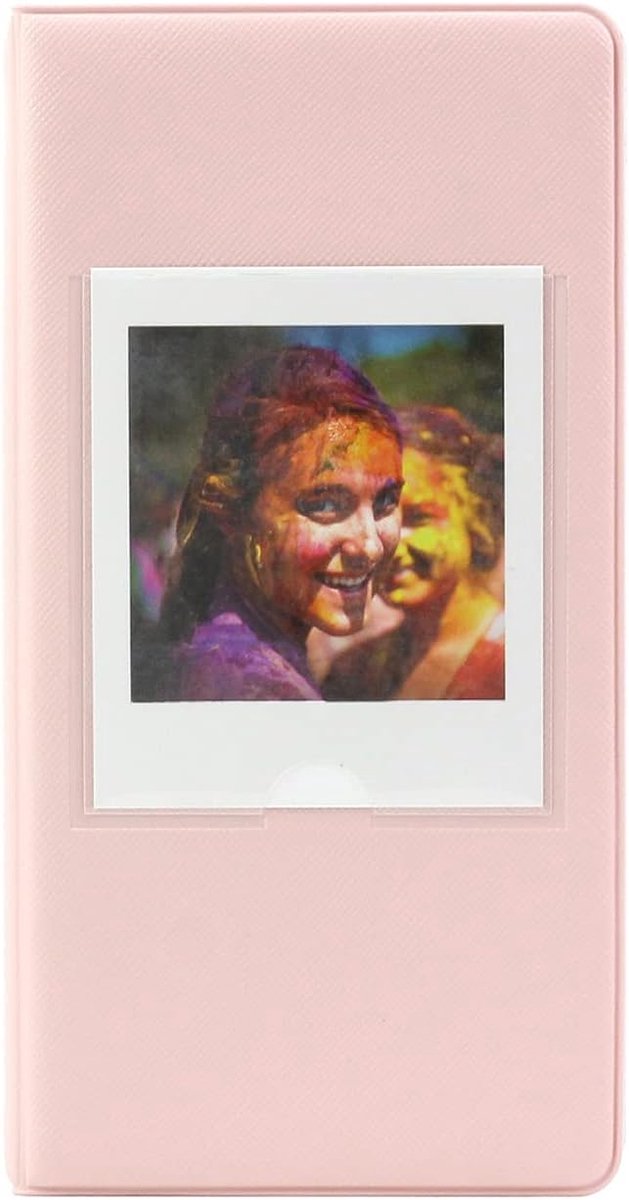 SnelShoppen - Mini Foto Album 64 Compartimenten PU Leer voor Fujifilm Instax Square SQ1/SQ20/SQ10/SQ6/SP-3 - Kleurvol Foto Album voor Polaroid en Kaar