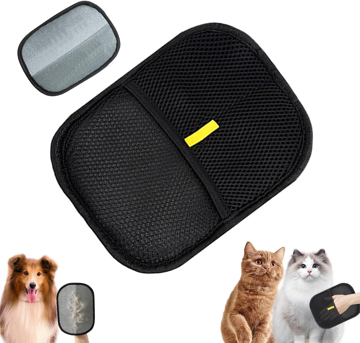 Honden- en kattenhandschoen voor het verwijderen van dierenharen, ideaal voor vachtverzorging en grooming
