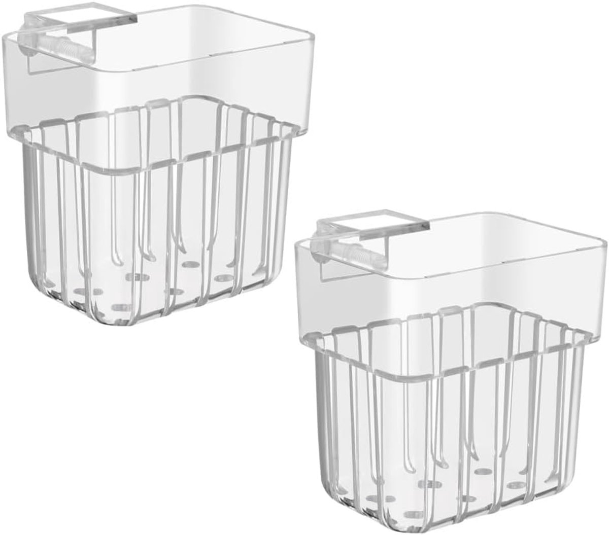 SnelShoppen - Aquarium Plant Holder - Hangende Plantenpot voor Aquariums - Transparante Plantenhouder - Ideaal voor Aquarium Decoraties - Makkelijk te