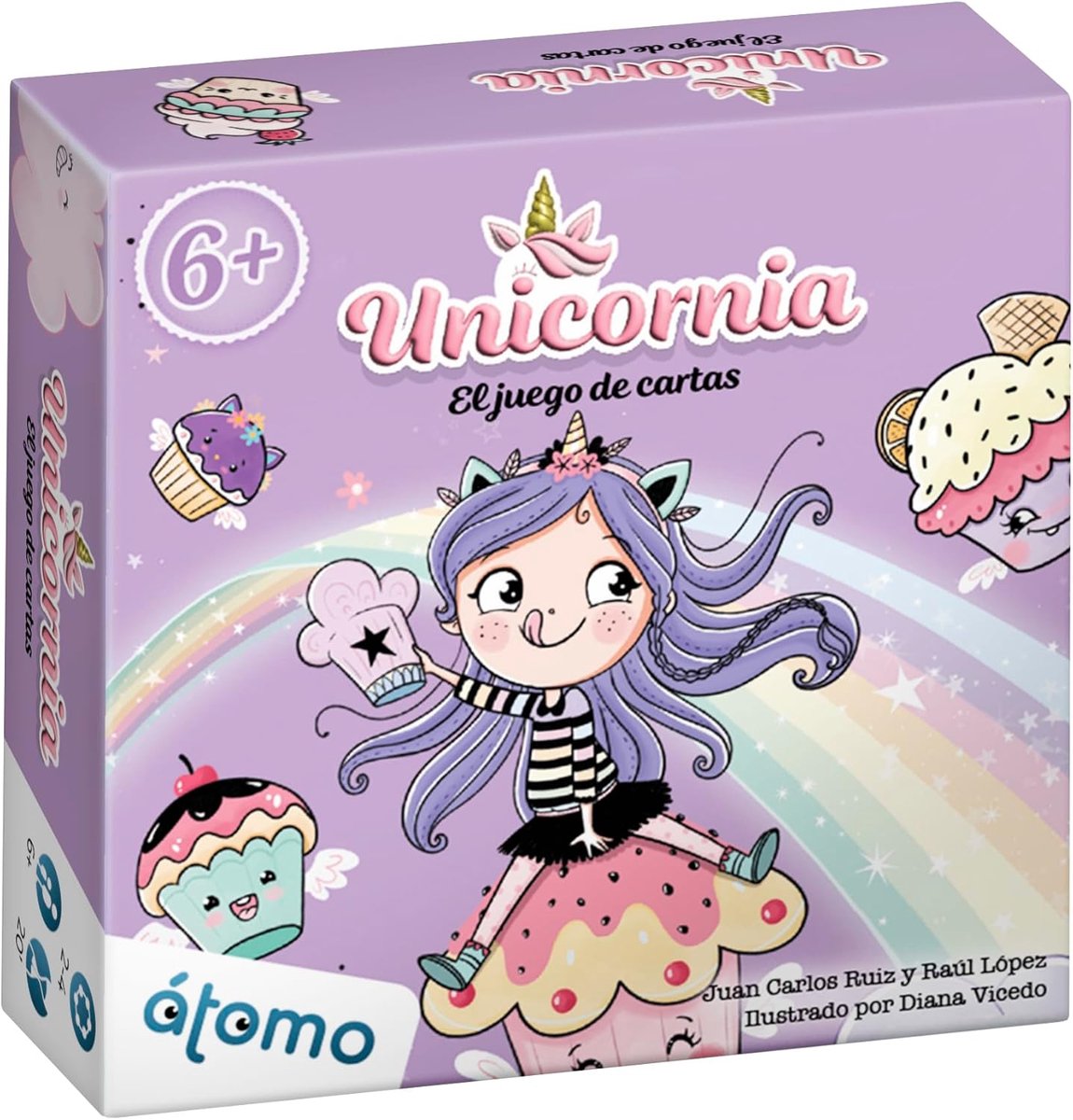 SnelShoppen - Unicornia Kaartspel - Setcollectie met Interactie, 93 Speelkaarten, Voor 2-4 Spelers, Leeftijd 6+, Gezinsplezier, Besluitvorming, Social