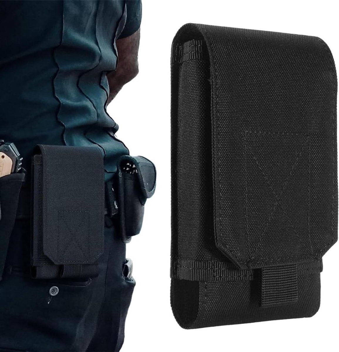 Heuptas met clip voor mobiele telefoon, riemtas voor heren, camouflage design, multifunctionele tas voor outdoor activiteiten, sport en reizen