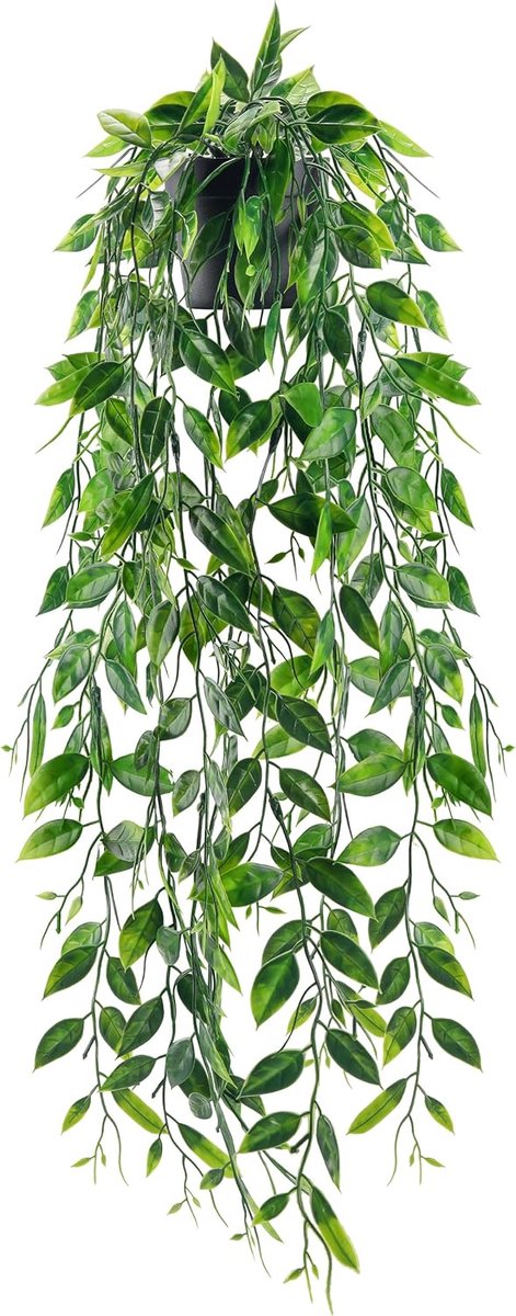 Thijox - Kunstplanten Hangend - Kleine Kunstmatige Erwten Planten - 1 Pak - Aesthetische Binnen Decoratie voor Woonkamer en Kantoor - Kunststof Plante