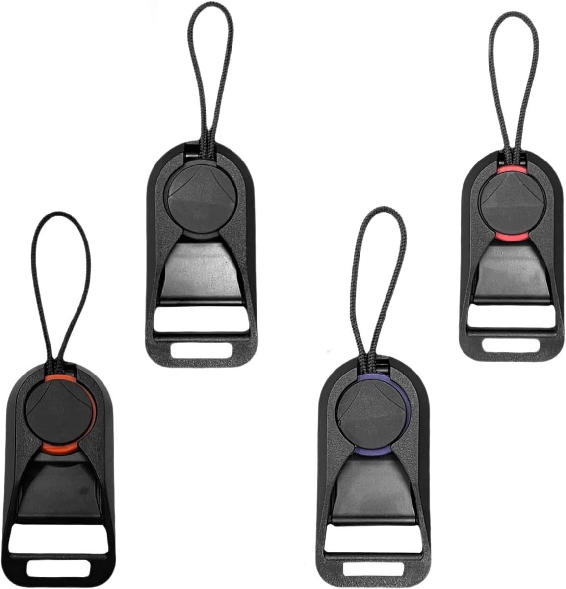 4 Stuks Snelle Ontgrendelingscamera Schouderriem Connectoren, Camera Strap Adapter met Extra 4 Ankerlussen voor Eenvoudige Bevestiging en Ontkoppeling van Camera's