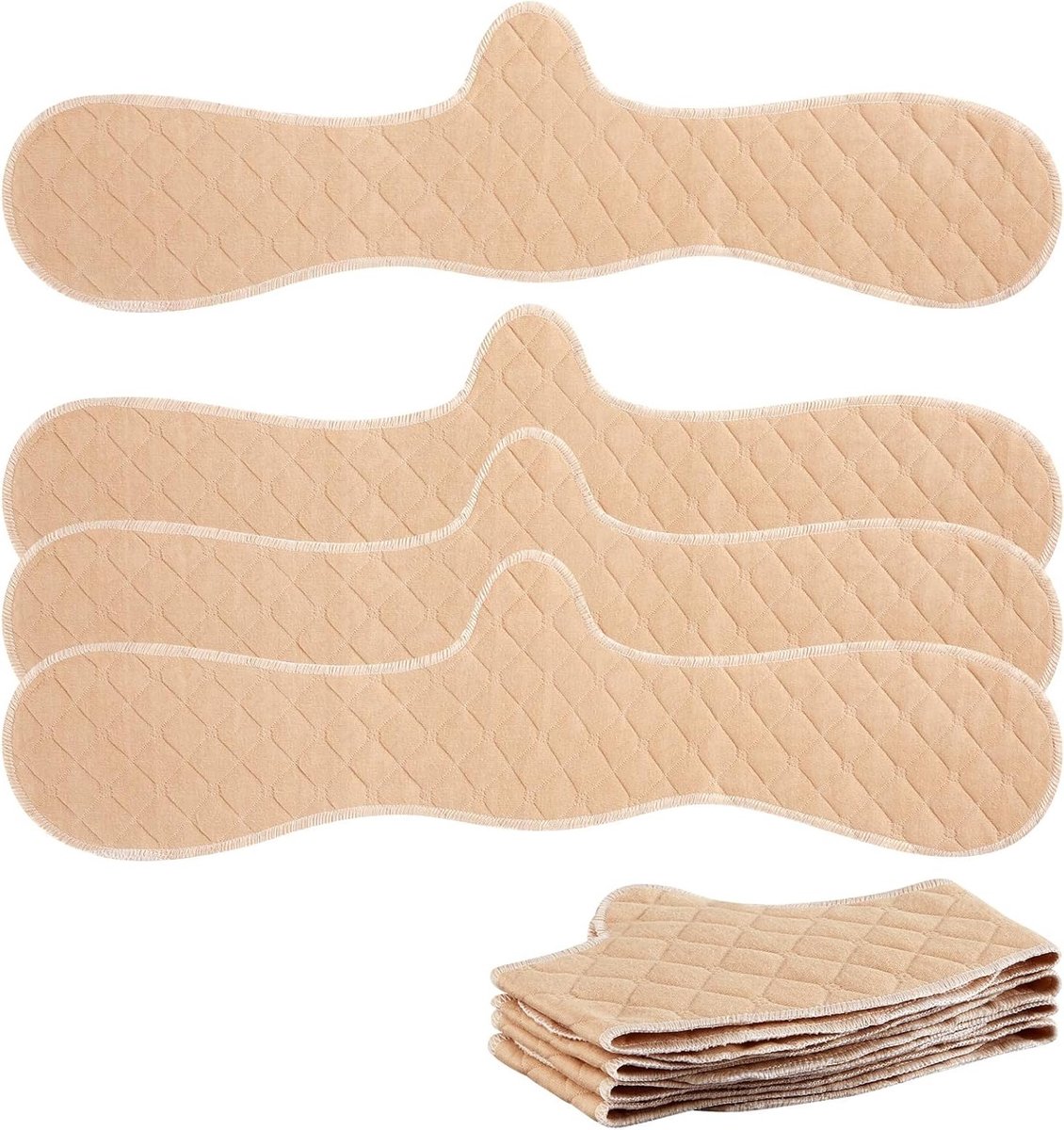 Herbruikbare katoenen bh-inserts voor vrouwen - Ademend, zweetabsorberend en comfortabel voor onder de bh