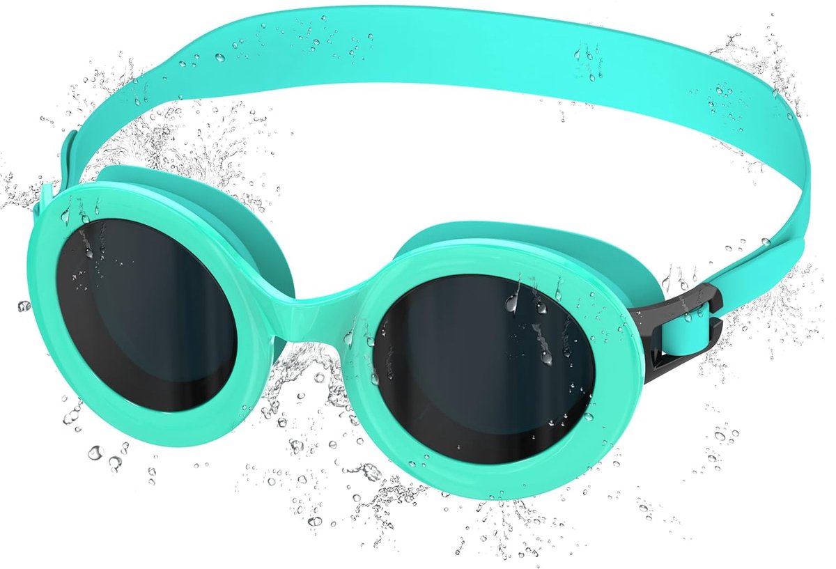SnelShoppen - Kinderspetters Zwembril, Anti-Fog en UV Bescherming, 180° Brede Hoek Visie, Snelle Verstelbare Siliconen Seal, Unisex Duikbril voor Kind