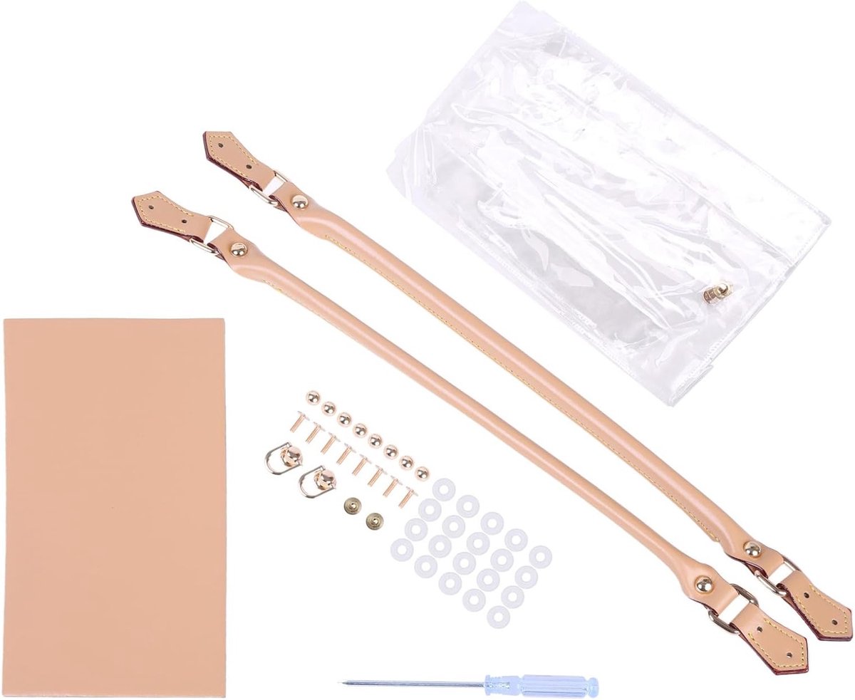Duidelijke PVC DIY Tas Maken Kit voor Handgemaakte Geschenktassen en Craft Messenger Accessoires
