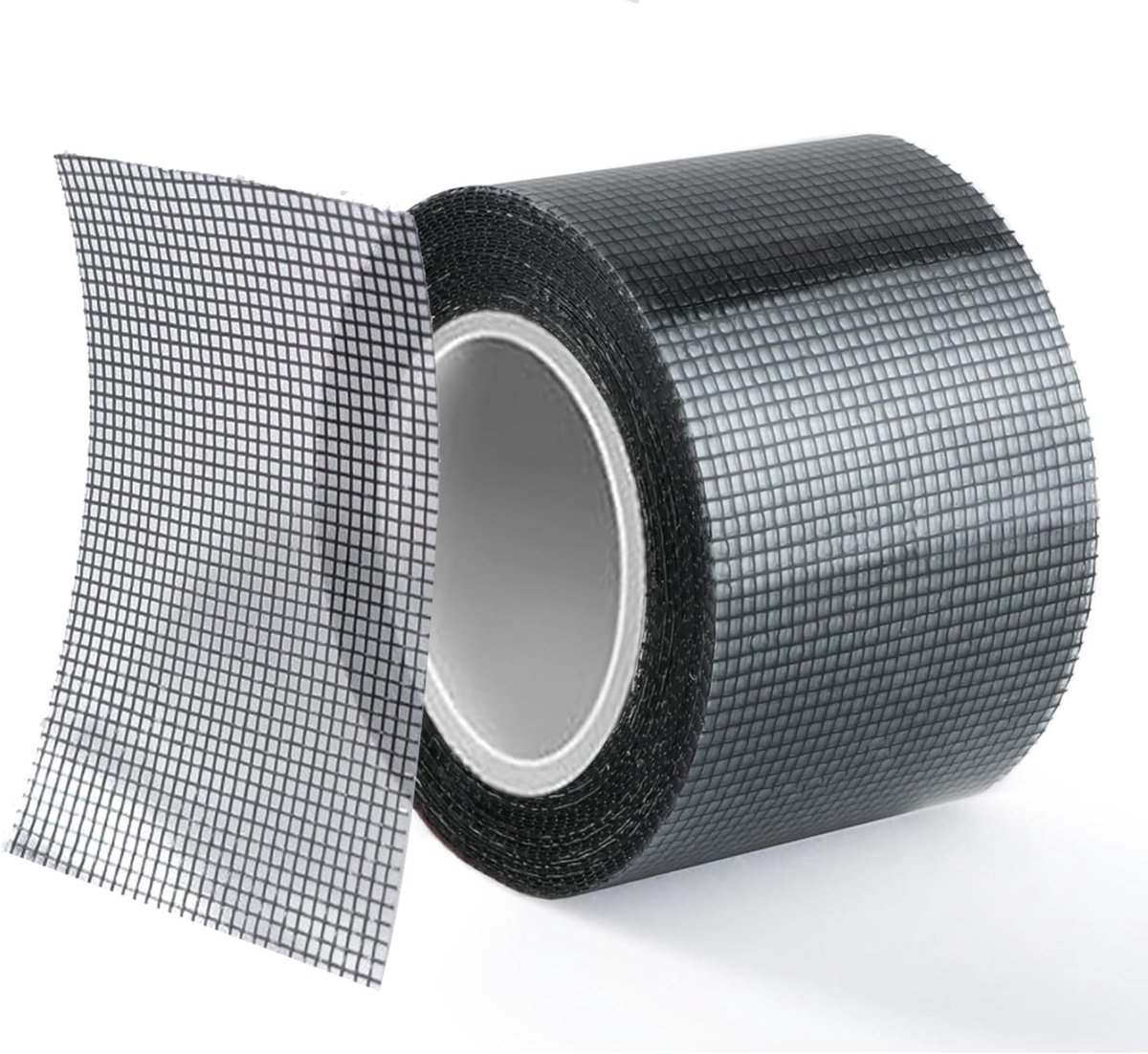 SnelShoppen - Zelfklevende Reparatietape voor Mosquito Net - 5 cm x 5 m - Grijs - Ideaal voor het Repareren van Vliegengweren en Insectenhorren