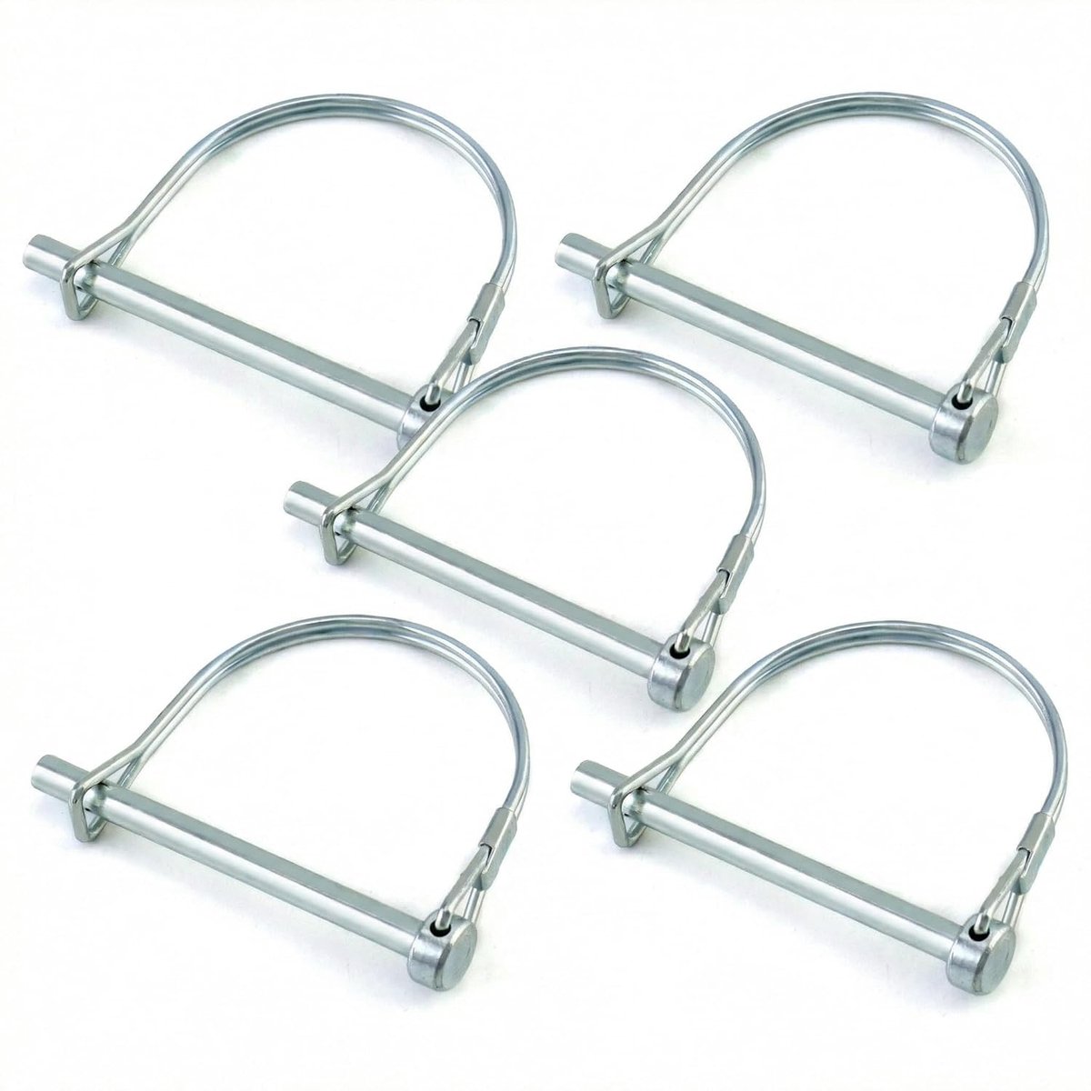 SnelShoppen - 5Pcs Linchpin - Veiligheidsborgpen - Carbon Staal - 6 x 70mm - Sterk en Duurzaam - Voor Tuin, Boerderij en Grondwerk