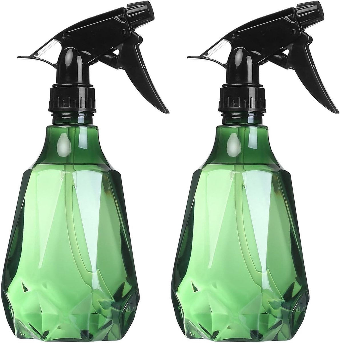 Set van 2 Herbruikbare 500ml Sprayflessen voor Planten, Vernevelen, Tuinonderhoud en Haarverzorging