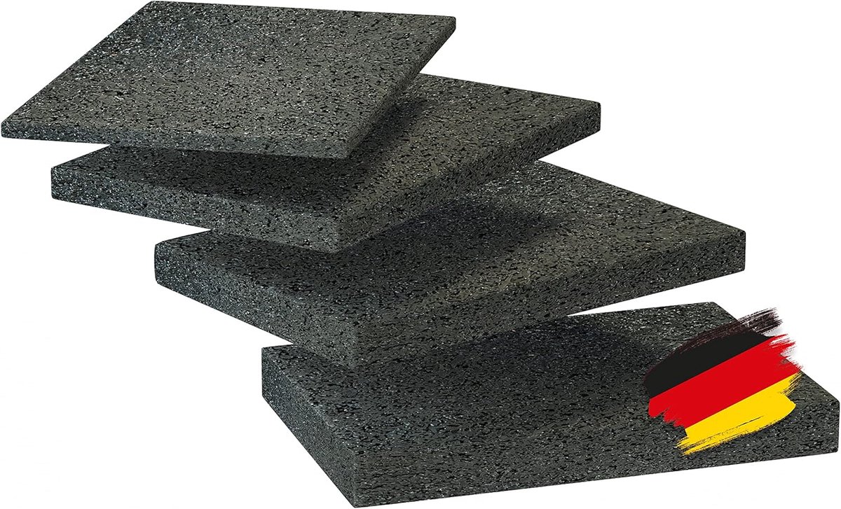 SnelShoppen - Decking Tegels 90x60x10 mm [80 Stuks] Hoogwaardige Beschermmatten voor Terras, WPC, Balcon, Duurzaam, Temperatuurbestendig, Multifunctio