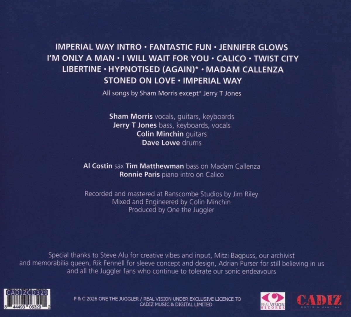 One The Juggler - Imperial Way (CD)