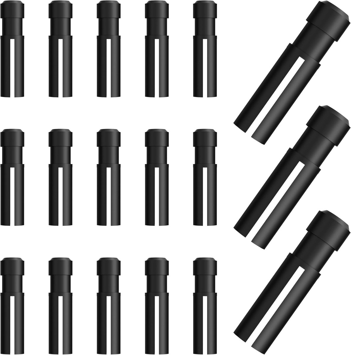 SnelShoppen - Aluminium Flight Protectors voor Darts - 18 Stuks - Robuust en Duurzaam - Optimale Bescherming en Stabiliteit - Perfect voor Dartsavonde