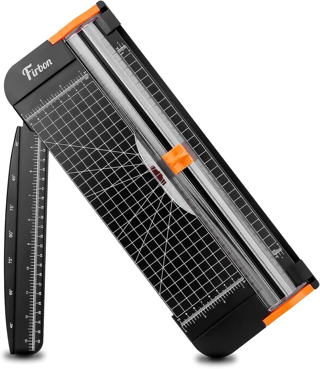 SnelShoppen - Professionele A4 Papier Snijder 30cm met Titanium Snijmes, Automatische Veiligheidsbescherming, Zijkant Ruler voor Scrappen, Foto's, Cou