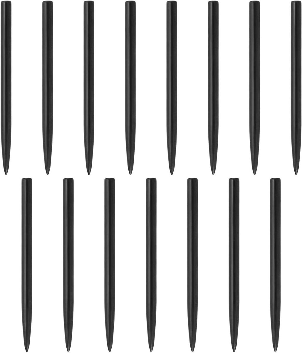 SnelShoppen - 15 Stuks Dart Tips 38mm Vervangende 2.3mm Punten - Nikkel-geplateerd Ijzeren Dartpunten - Glad en Duurzaam - Perfect voor Feestjes en Co