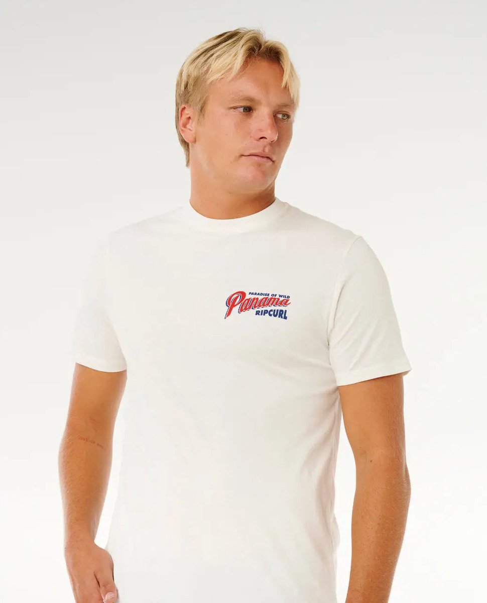 Rip Curl Desti Animals TEE - Bone