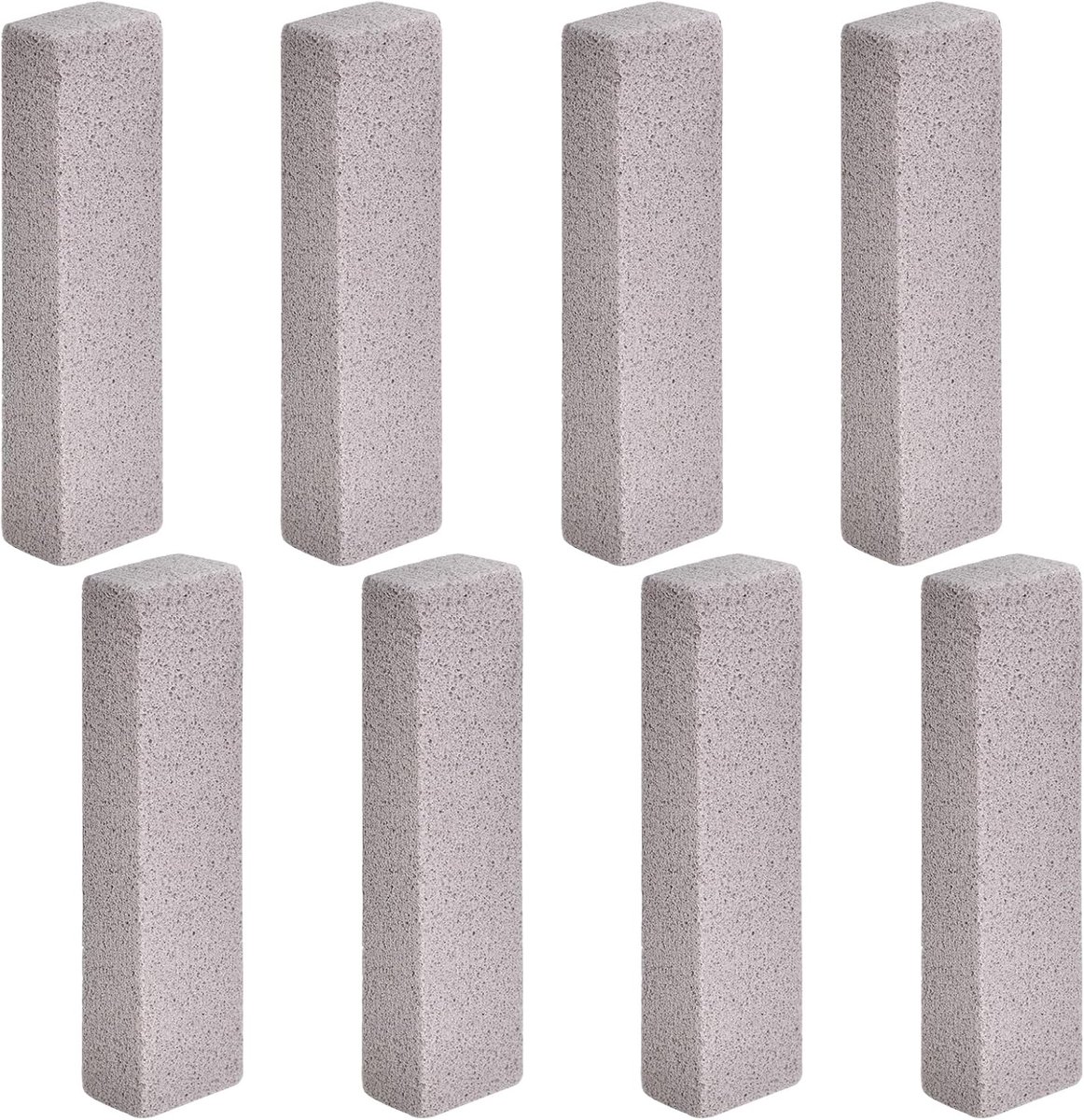 SnelShoppen - 8 Stuks Pumice Stone Schoonmaakborstels voor Barbecue, Keuken, Badkamer en Douche - Natuurlijk en Milieuvriendelijk - Effectieve Verwijd