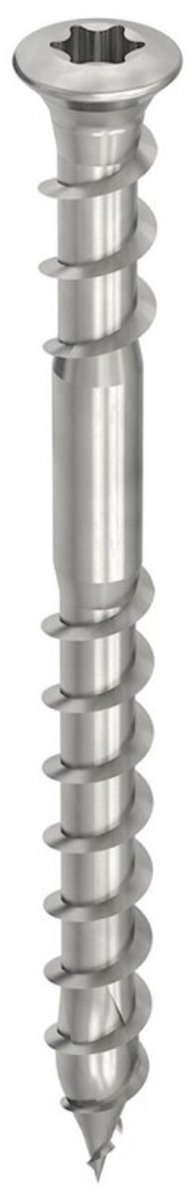 Heco Topix-Plus - RVS A2 Vlonderschroeven - Pozidrive verzonken lenskop - 5 x50mm - Deeldraad (200 stuks)