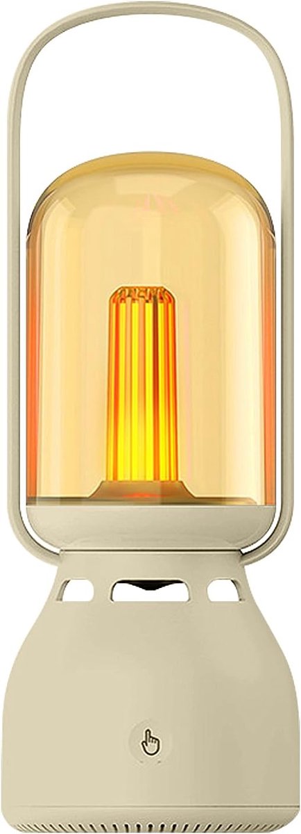 SnelShoppen - Camping Lamp met Bluetooth Speaker, Oplaadbare Dimbare Buitenlamp, Multifunctionele LED Lamp voor Tent, Tuin, Kamperen, Hiken, Visserij