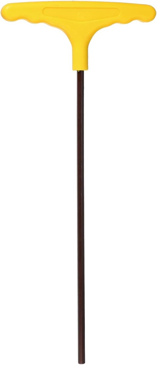 SnelShoppen - T-Handle Zeskantsleutel 8 mm - Extra Lange Arm Inbussleutel - S2 Staal - Zwarte T-Sleutel voor Huishouden, Auto en Fietsen - 425 mm