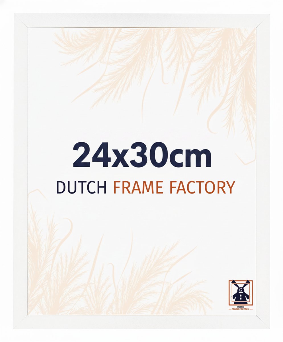 Fotolijst 24x30 cm - MDF - Wit Mat - Benno