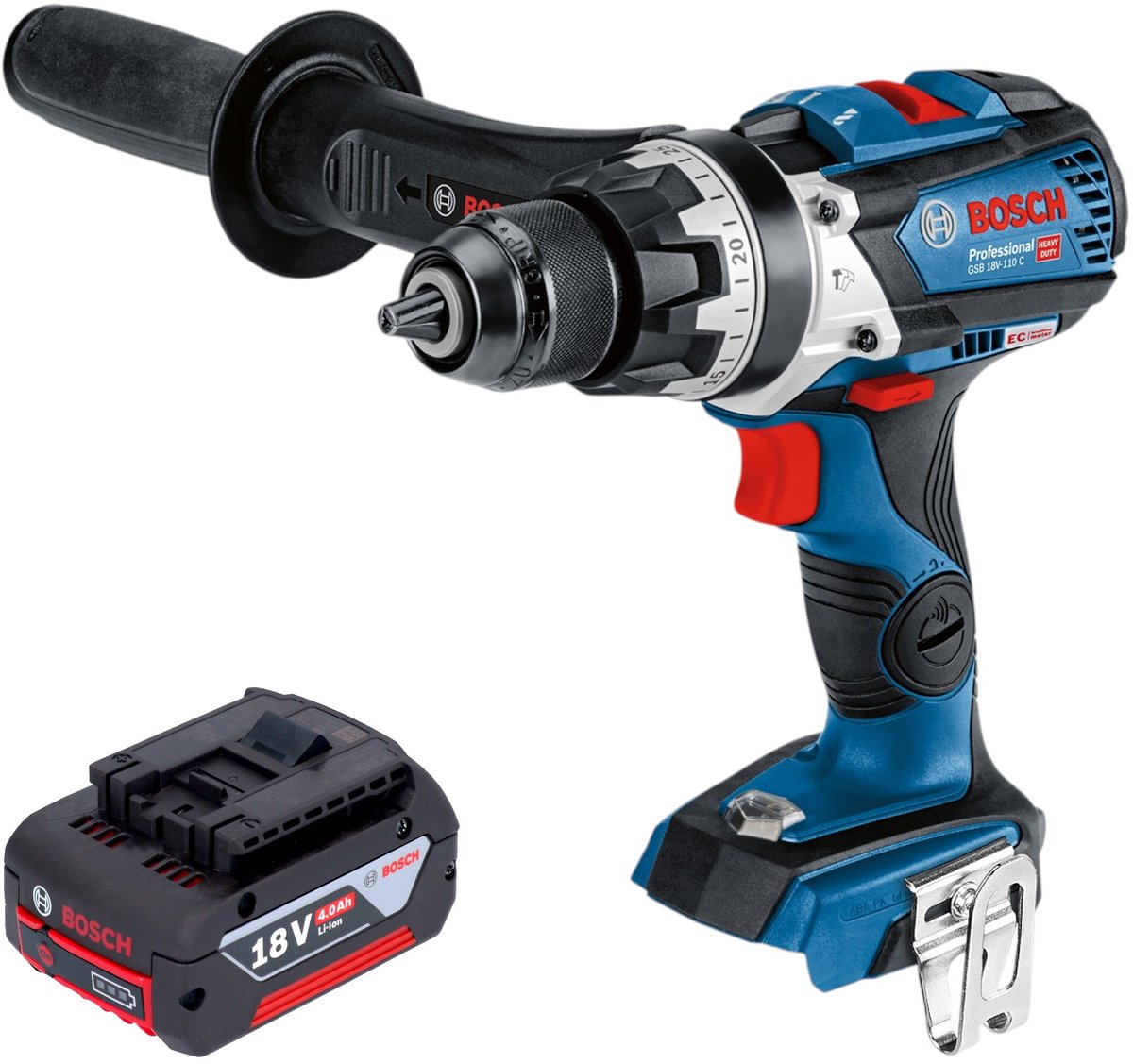 Bosch GSB 18V-110 C,'doos, solo ( 06019G0309 )