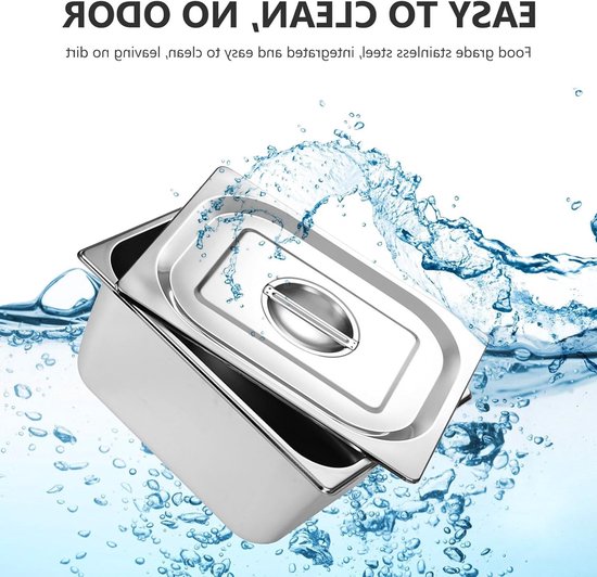 Rechthoekige Bakplaten van RVS, 32.5 x 17.5 x 6.5 cm, Ideaal voor Taarten, Vlees en Groenten — afbeelding 3