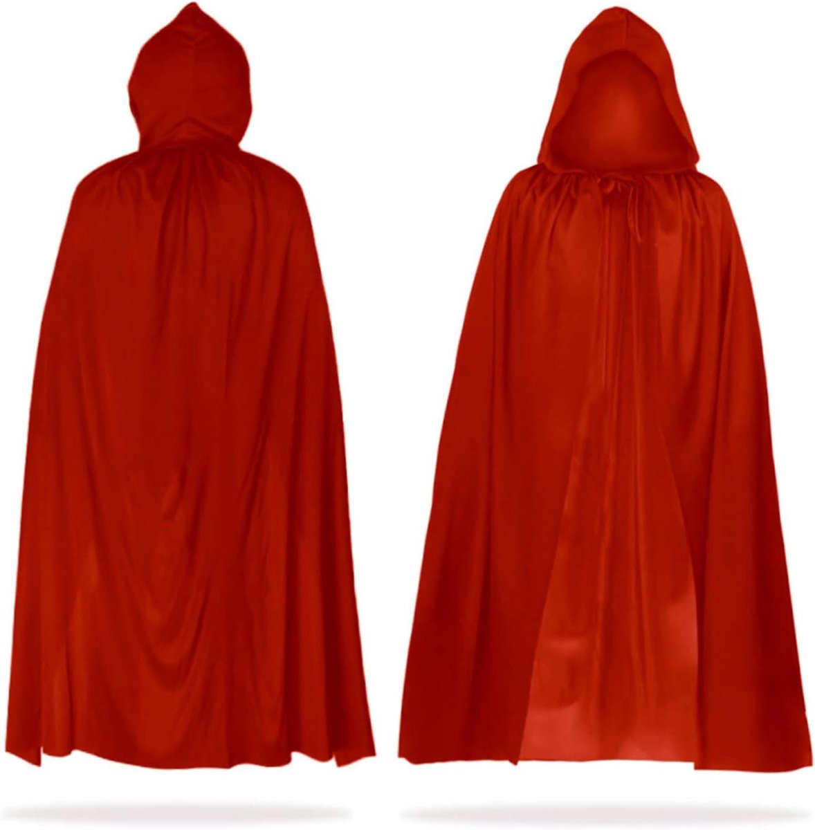 Rode Cape van 140 cm voor Halloween en Cosplay, Toebehoren voor Feestkleding, Carnaval en Verkleedpartijen