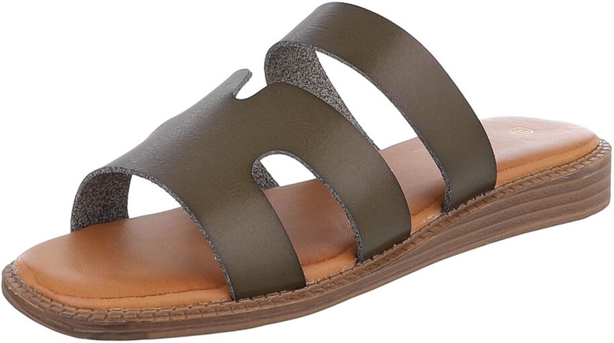 Slipper - Brede bandjes - Dames Mt:36
