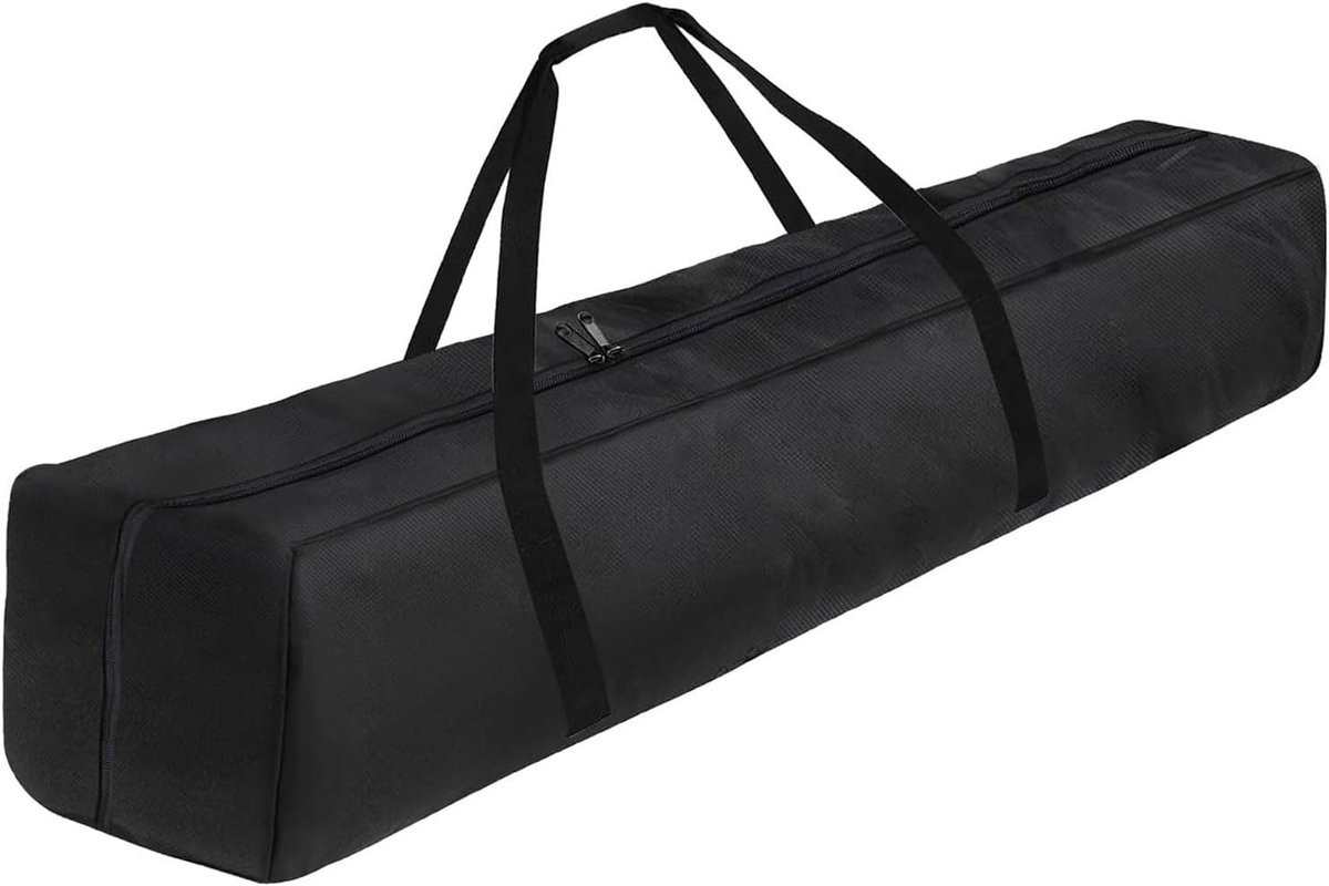 SnelShoppen - Lichtstatief draagtas, zwart, 110*20*20CM, waterdicht Oxford stof, veelzijdige tripod tas, ideaal voor fotografie, evenementen en buiten