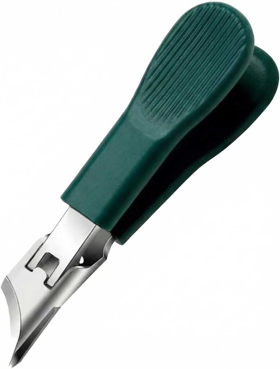 Nagelknipper - Teennagelschaar Nagelgereedschap - Nagels Knippen - Brede Kaakopening - 98 x 2 cm - Groen