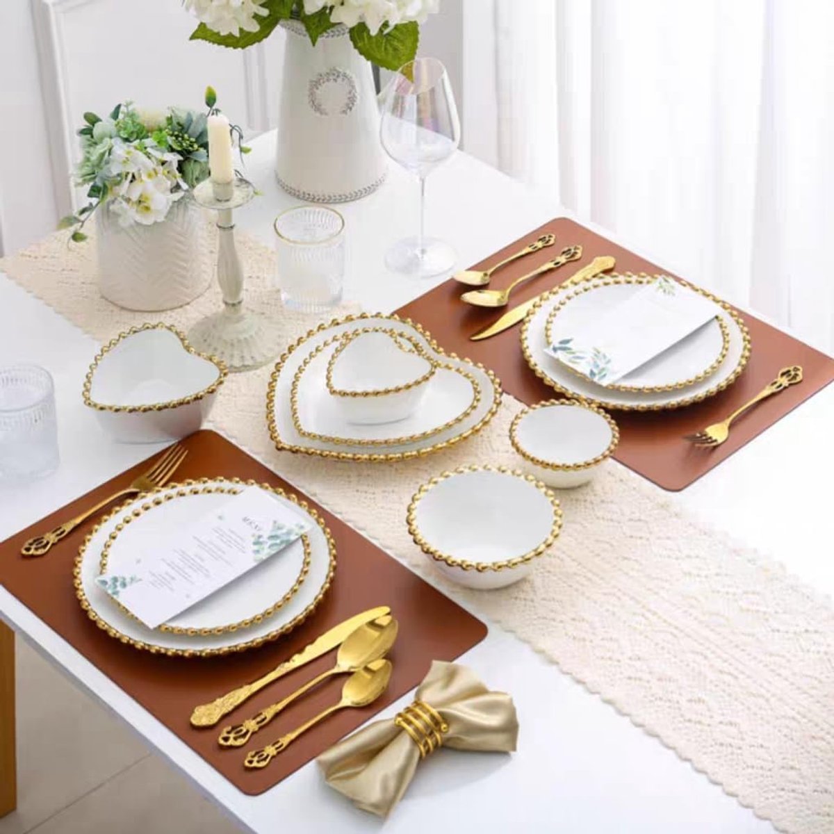 SnelShoppen - Silver Bestekset voor 1 Persoon 5-Delig Hoogwaardige Afwasmachinebestendige Set met Steakmessen, Vorken, Lepels, Perfect voor Thuis, Keu