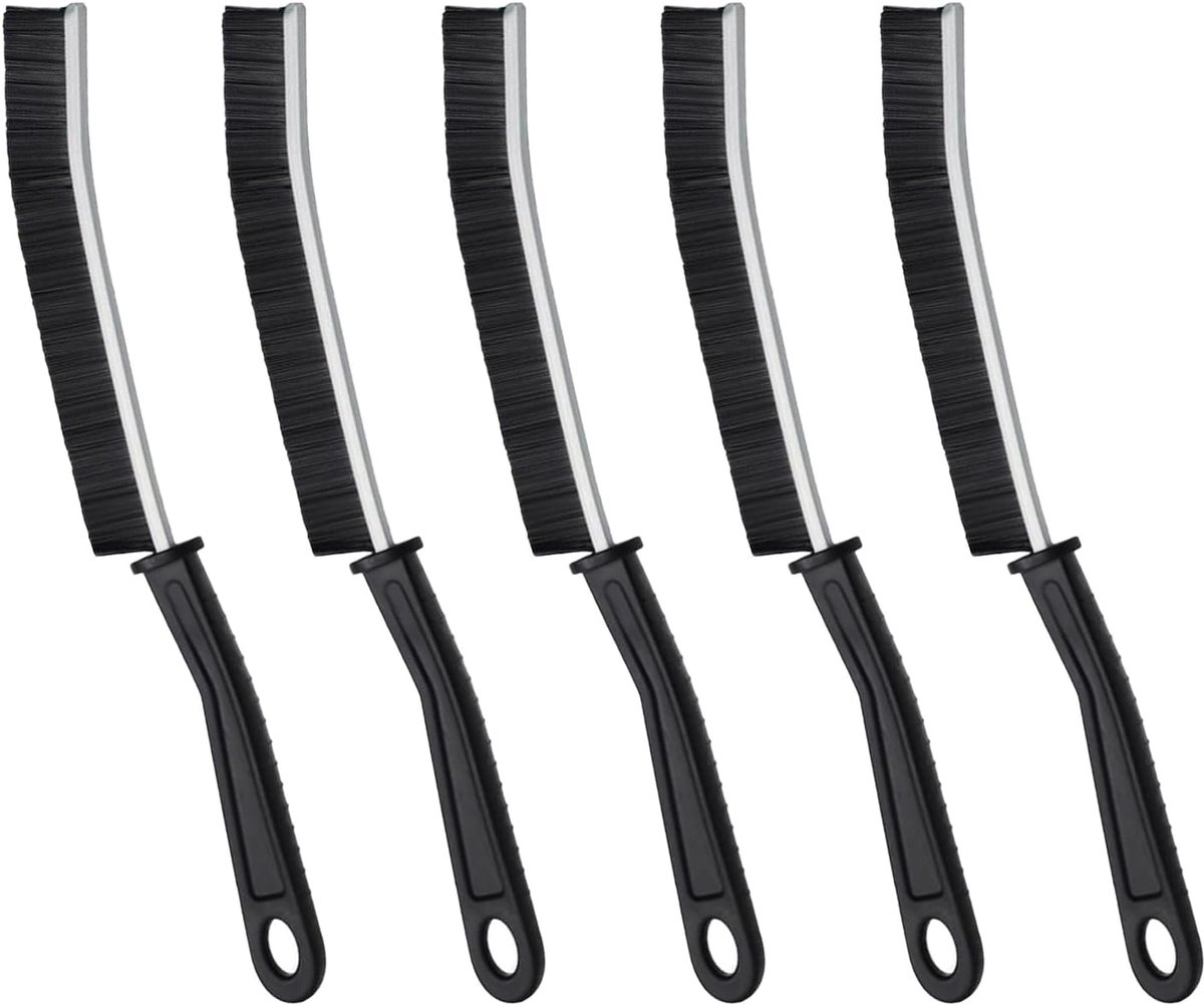 SnelShoppen - Crevice Cleaning Brush - Handheld Groene Reinigingsborstel met Lange Handgreep voor Badkamer, Keuken, Tegelvoegen, Ramen en Deuren, 0.5