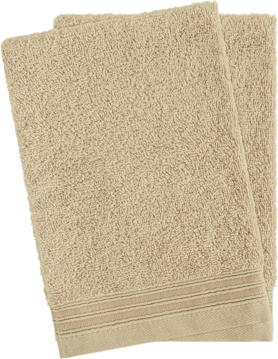 SnelShoppen - Set van 2 Washandjes 15x22 cm - 100% Katoen Badhanddoeken - Zacht, Absorberend, OEKO-TEX Gecertificeerd - Met Ophanglus voor Badkamer en