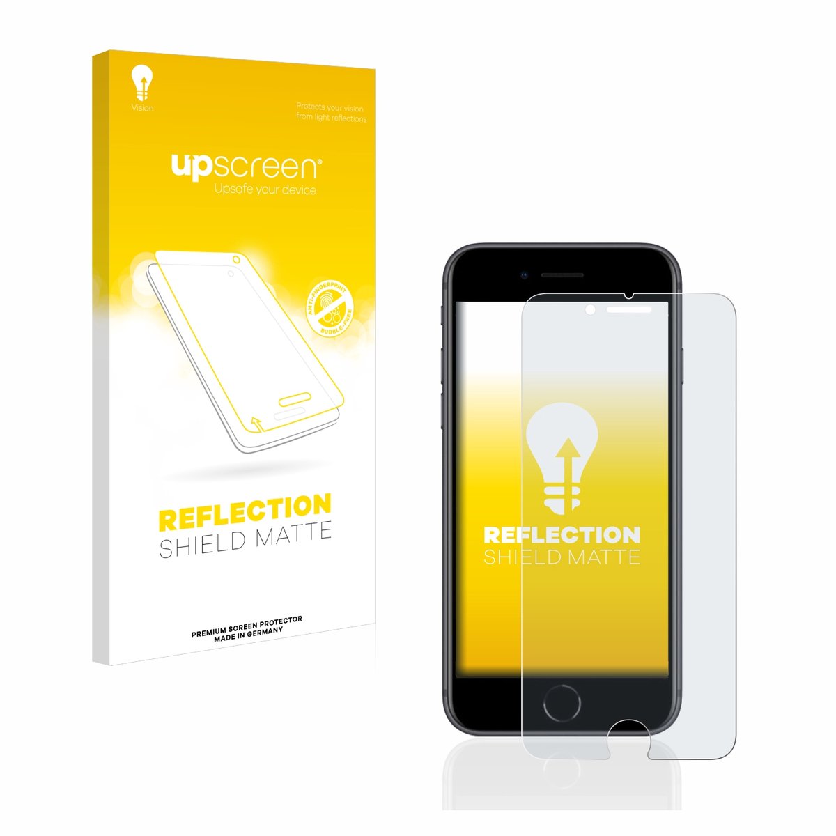 upscreen - Screenprotector voor Apple iPhone 8 - Folie Beschermfolie anti glare matte