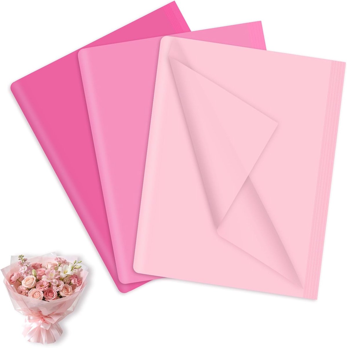 SnelShoppen - 120 Vellen Witte Tissue Papier 50 x 35 cm - Cadeau Inpakpapier voor Verjaardag, Bruiloft en DIY Decoratie - Veelzijdig en Duurzaam