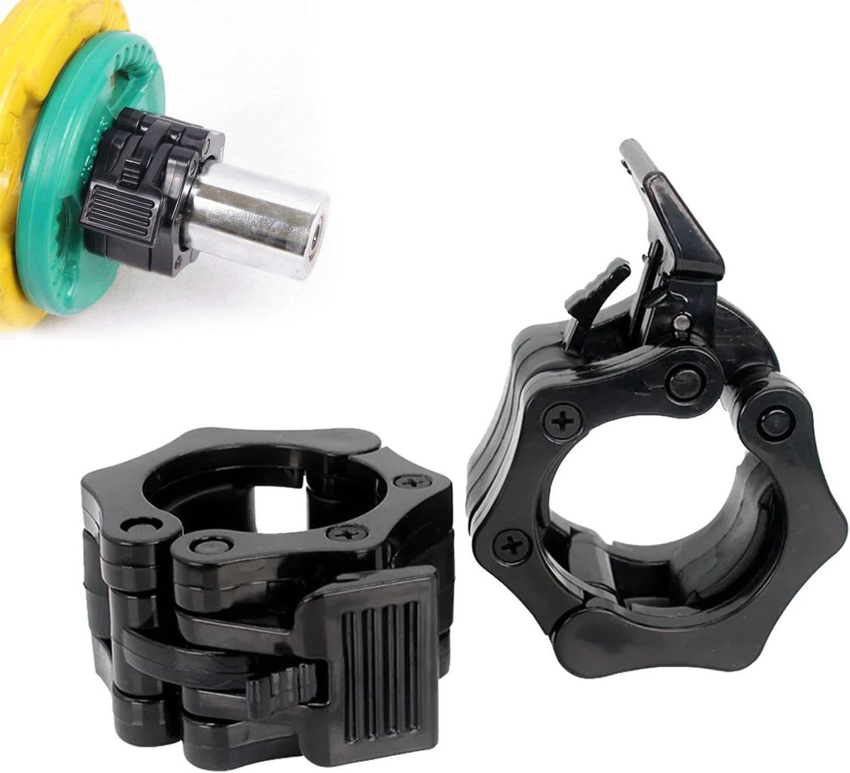 Dumbbell sluitingen voor halters, 50 mm, 2 stuks, snelontgrendeling, stevige barbell klemmen en accessoires