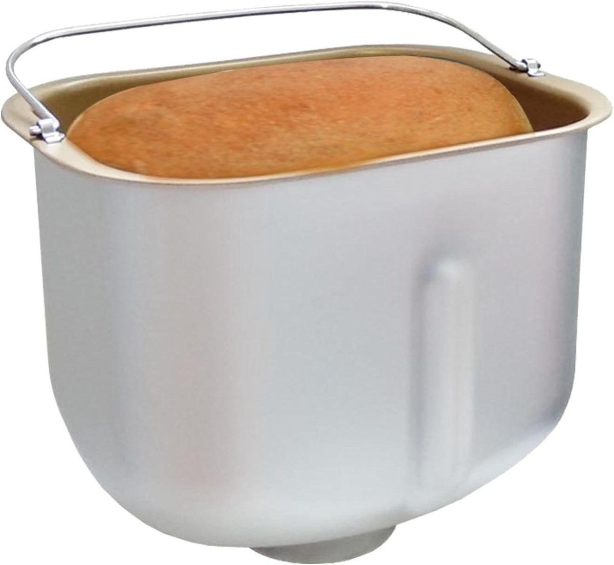 Broodmachine Bakplaat - Broodbakvorm Mixer - Brood Bakken - Antiaanbaklaag - 19.8 x 14.8 x 16.5cm - Goud