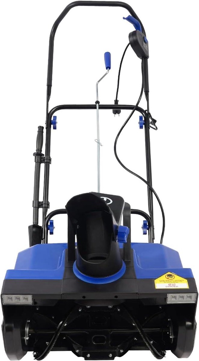 Accu Sneeuwruimer - Elektrische Sneeuwblazer - Pad Vrij Maken - 180 Graden Sneeuwwerper - 33 cm Hoogte - Zwart