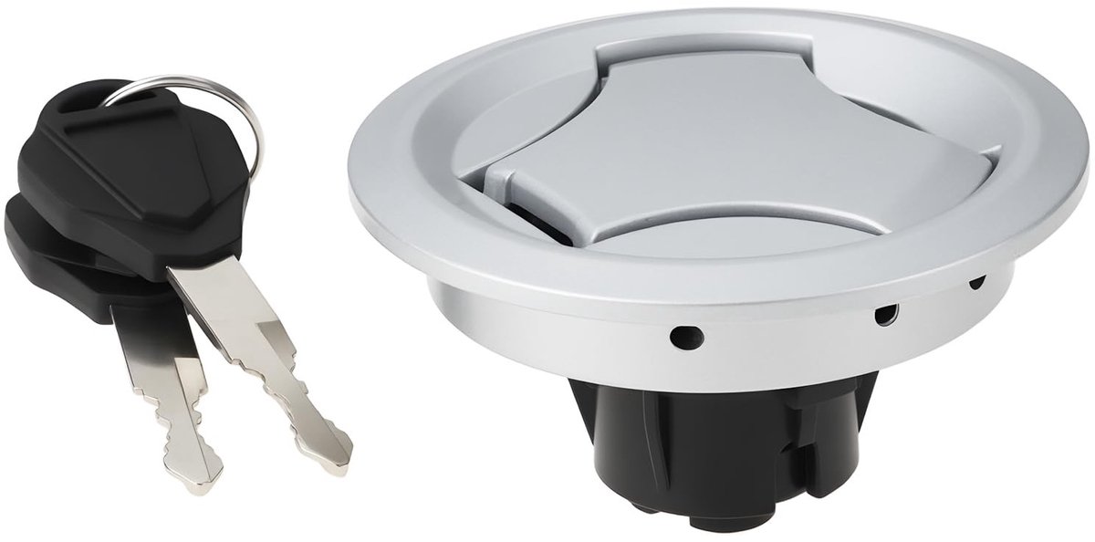 Dailygoods- Brandstoftankdop met slot - Tankdop - Vergrendelingsmechanisme - 2 sleutels - Compatibel met Yamaha MT125 - Duurzame constructie