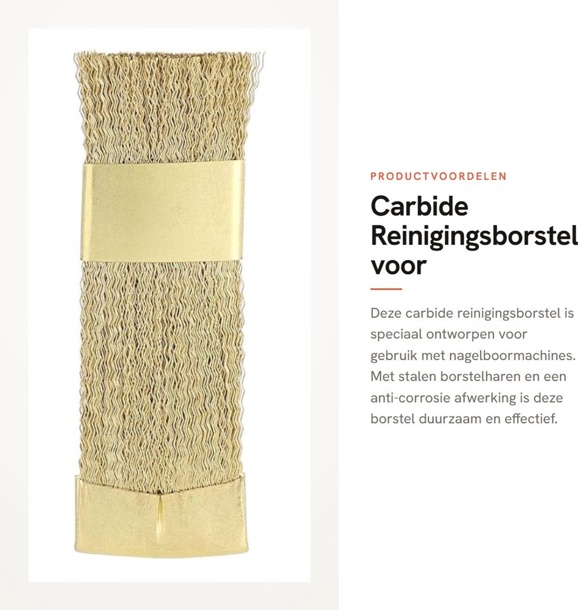 Dailygoods - Carbide Reinigingsborstel voor Nagelboormachine