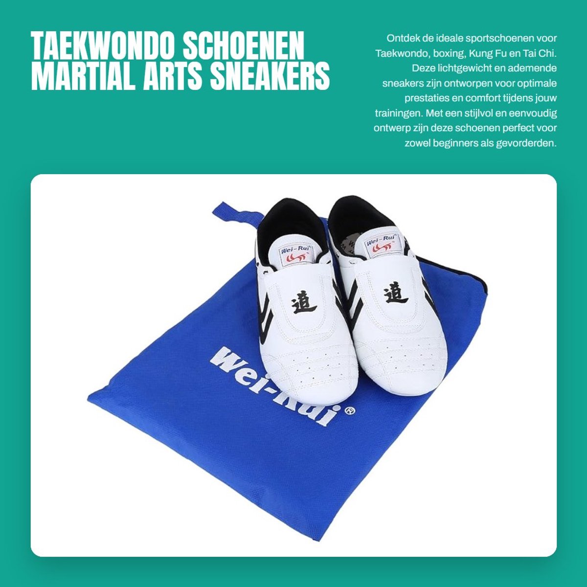 Dailygoods- Taekwondo Schoenen Lichtgewicht - Vechtsport Schoenen - Antislip Zolen - Ademend Materiaal - Innovatief Ontwerp - Geschikt voor Karate/TaiChi - Martial Arts Schoenen