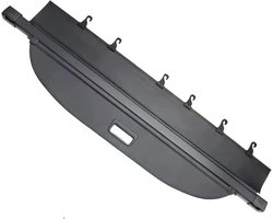 Bagageruimteafdekking Kofferbak Gordijn - Cargo Cover Hoedenplank - Bagage Beschermen - Intrekbare Partitie - Voor Peugeot 5008 - Leer